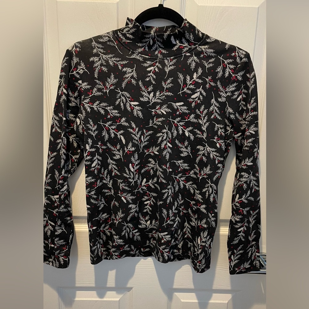 Karen Scott long sleeve Christmas shirt